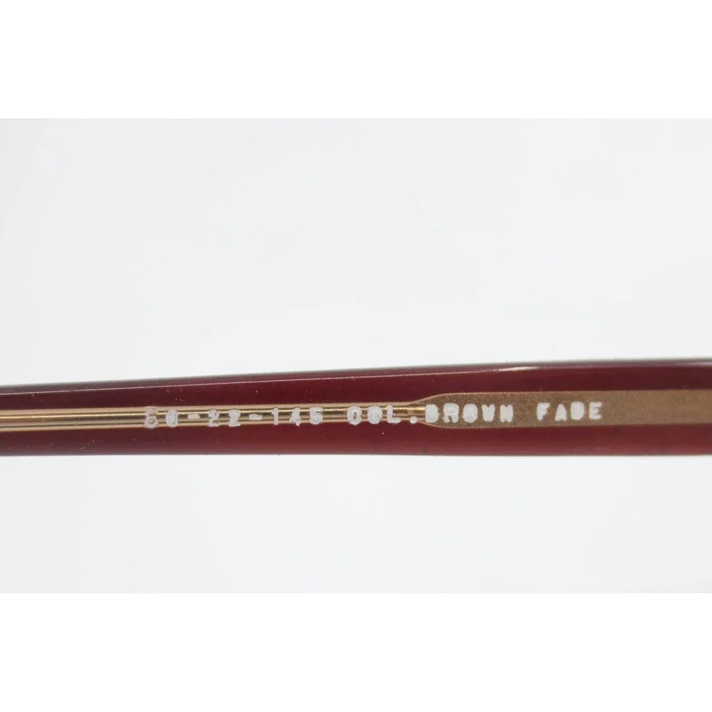 Looker Brown Fade Rectangular Eyeglass Frames 50-22-145 Clear Brown Ombre